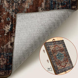 Tangsoo Vintage 2x5 Washable Runner Rug for Hallways, Non Slip Runner Rug