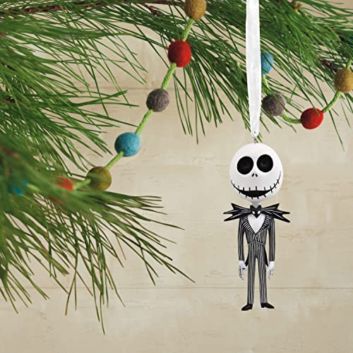 Hallmark Disney Tim Burton's The Nightmare Before Christmas Jack Skellington Christmas Ornament,Resin, 1.38 x 3.58 x 1.25 inches,