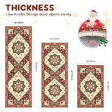 Washable Kitchen Runner Rugs Set of 3 with Non Slip Rubber Backing
