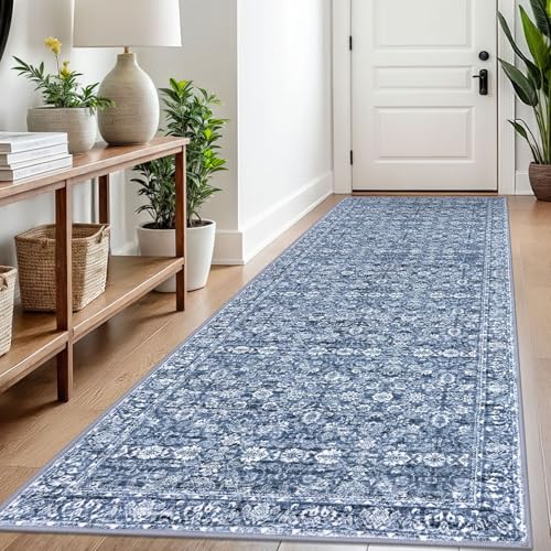 3x8 Washable Runner Rug, Non Slip Soft Area Rug for Hallway Kitchen