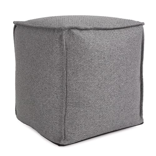 Howard Elliott Collection Square Pouf Panama Stone