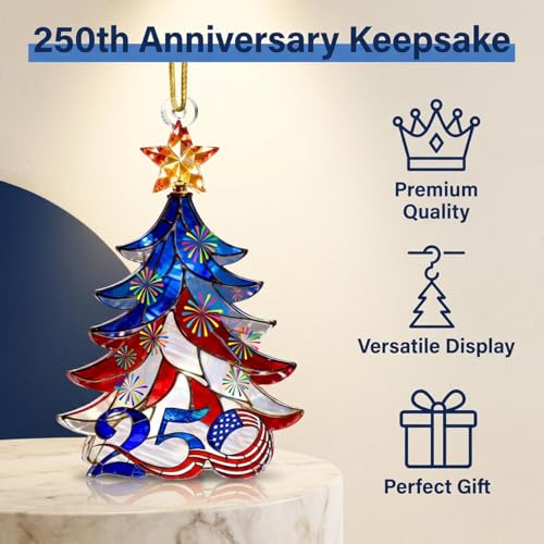 250th Anniversary of the Founding of the United States, 2D Acrylic Commemorative Items, Patriotic Decorations, July 4th Independence Day Gifts in the U.S.