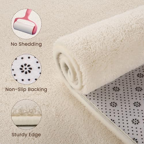 Sour Lemon 2x6 Soft Runner Rugs for Hallways Bedroom, Bedside Runner Rug