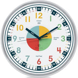 OWLCONIC Telling Time Teaching Clock - Bundled with Kids Watch. Learn to Tell Time Resources. Bright Shamrock Green