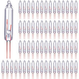 Mudder 100 Pcs Mini Christmas 2.5 Volt Replacement Light Bulbs for Christmas Trees Decorative Light Supplies Indoor Outdoor Xmas Decor, 0.17 Ampere, 0.42 Watt (Clear)