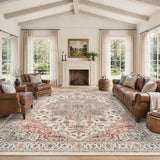 10x14 Area Rug for Living Room Large Vintage Distressed Area Rug