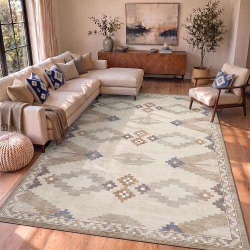 GarveeHome 6x9 Living Room Area Rug Mid Century Washable Bedroom Area Rugs