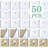 25 Sets (50 Pieces) of Clear Vertical Blind Repair Tabs/Blind Fixer Tabs for Vertical Blinds Replacement Slats