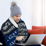 Get Well Gifts for Men After Surgery Blanket 60’’X50’’, Sympathy/Thinking of You/Inspirational/Encouragement/Feel Better/Surgery Recovery Gift for Men, Anniversary Birthday Retirement Present