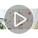 Kisston 90 Pcs Daisy Wall Decal Boho Decal Daisy Stickers Flower Wall Decals Removable Vinyl Decals Peel and Stick for Nursery Art Bedroom Home Decor(Pastel)