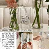 Acrylic Cylinder Plastic Vase for Centerpiece, Unbreakable Hurricane Tall Large Plastic Vases for Proposals Wedding, Hydroponic Decor Base Set of 2 with DIY Stickers(D 4" + D 4.8" X H 12" Clear)