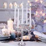 Tuyai 36 Pack Tall White Taper Candles, 10 inch (H) Dripless, Unscented Dinner Candle, Smokeless Taper Candles, Paraffin Wax with Cotton Wicks, 8 Hours Burn Time