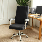 FORCHEER Large Office Chair Covers Stretchable XL Office Chair Cover, Big and Tall Computer Chair Covers (Large,Black)