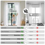 Modern Gold Curtain Rods for Windows 48 to 84 Inch, 1" Diameter Adjustable Heavy Duty Window Curtain Pole with Matte Gold End Cap Finials, Decorative Drapery Rods for Living Room, Bedroom