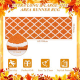 SHACOS Fall Runner Rug 2x6 ft Dirt Trapping Hallway Kitchen Rug Runner