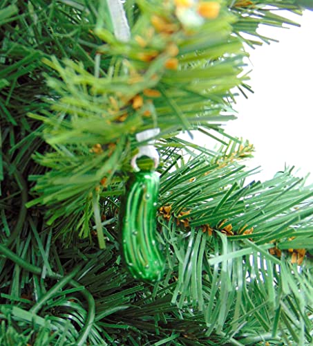 Pickle Ornament Little Gherkin Tree Christmas Decoration Set Boxed with Legend Story Card