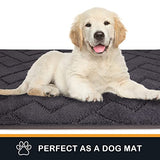 PURRUGS Dirt Trapping Door Mat 20" x 31.5", Non-Slip Machine Washable Entry Rug, Dog Doormat, Indoor Front Door Mat, Super Absorbent Entryway Rug for Muddy Shoes & Paws, Grey