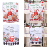 Christmas Chair Christmas Decoration Truck Chair Back Slipcovers New Year 2024 Ornaments for Home Banquet