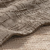 MIULEE Slubby Textured Decorative Throw Pillow Covers Taupe Grey 20x20
