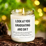 Younift Funny Grad Candle, 2026 Graduation Gifts for Her, Him - College, High School, Masters Degree, Phd, Law School, Nursing & Nurse Graduation Gifts for Women, Men - 9 oz