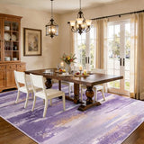 Washable 6x9 Area Rugs for Living Room: Large Modern Abstract Rugs