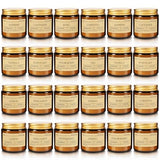 Scented Candle Set 24 Pack, Candle for Home Scented, Odor Eliminating, Stress Relief, Long Lasting Soy Wax Gift Set