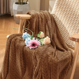inhand Chocolate Brown Fleece Throw Blanket for Couch, Super Soft Flannel Blanket, Lightweight Fuzzy Blankets Sofa Bed Office, Washable Cozy Plush Fleece Blankets&Throw for All Season(50x60 Inches)