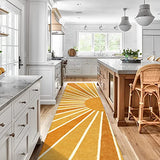 Lahome Boho Sun Runner Rug 2x8, Non-Slip and Washable