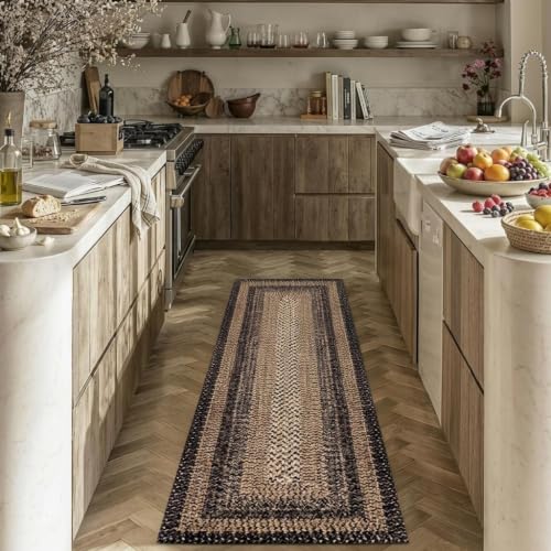 RUGSREAL 3x8 Hallway Runner Rug Washable Boho Kitchen Living Room Runners