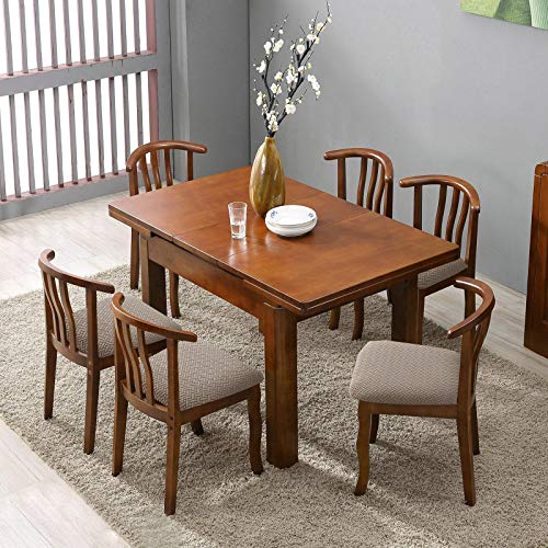 Genina Seat Covers for Dining Room Chair Seat Slipcovers Kitchen Chair Covers (Taupe, 4 Pcs)
