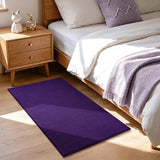 ISEAU 2x4 Soft Runner Rug for Hallway, Washable and Non-Slip, Purple