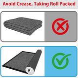 GOYLSER 4ft Jute Runner Rugs for Hallways, Rubber Backed Hall Floor Mat Non Slip, Absorbent Entry Way Runner Rugs Indoor, Black