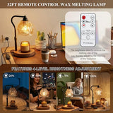 Candle Warmer Lamp with Timer and Wireless Remote Control, Dimmable Candle Warmer for Jar Candles, Height Adjustable Wax Melts Warmer, Mothers Day Birthday Gift for Women, House Warming New Home Decor