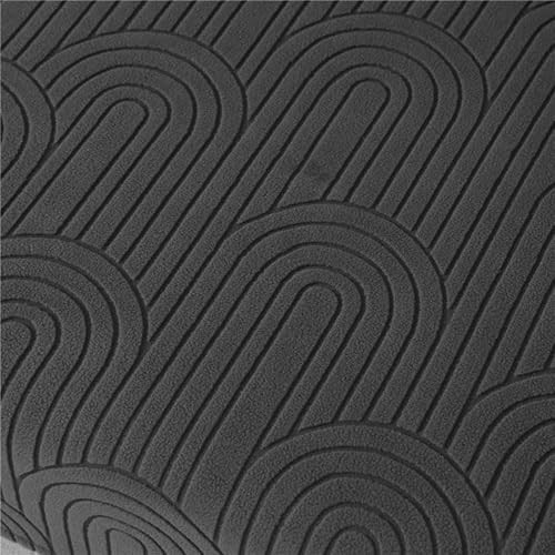 Thick Embossed Armless Futon Cover 3/2 Seater Stretch Sofa Bed Slipcover, Anti-Slip Futon Covers Slipcovers, Folding Couch Sofa Bed Futon Cover with Elastic Band, Washable,F,120~150cm/47~59in