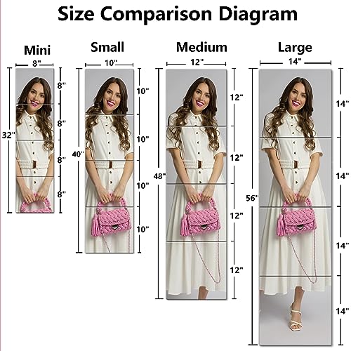 Shatterproof Kids Wall Mirror Tiles, 4Pcs 10"x10" Self Adhesive Acrylic Mirror, Safe Unbreakable Plastic Mirrors for Toddler, Small Mirrors,Plexiglass Long Mirrior for Classroom,Children's room