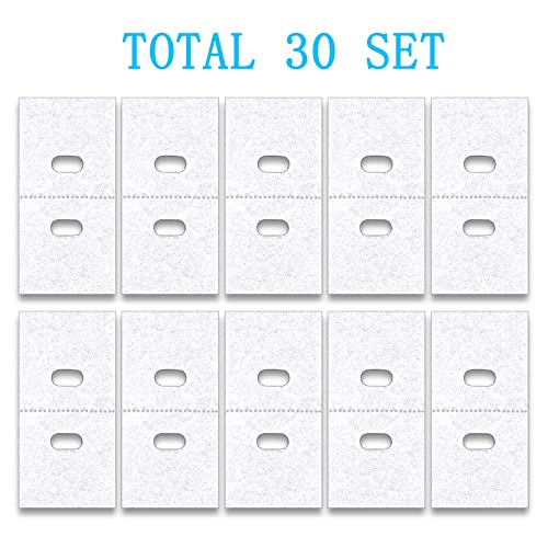 30 Sets (60 Pcs) Vertical Blinds Replacement Slats Panels, Vertical Blind Repair Tabs Kit, Clear Apartment Blinds Replacement Fixers, Horizontal Blinds Replacement Parts