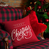 6 Pack Decorative 100% Cotton Pillow Covers Square Cushion Cover Solid DIY Halloween Throw Pillowcase for Home Sofa Bedroom,Red,6 Pack-12" x 12"/30x30cm (ONLY Covers, NOT Insert)