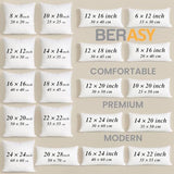 Pillow Insert, Soft Cushion Filling for Sofas, Decorative Pillow Covers with Lumbar Support (8x16 inch Pillow Filling - 20x40 cm Pillow Filling)