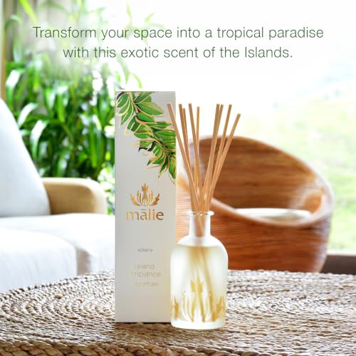 Malie Island Ambiance Reed Diffuser, Immerse Yourself in Hawaiian Aromatherapy
