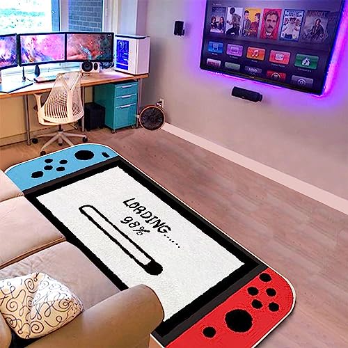 Anime Gaming Rug Anime Carpet Game Kids Rugs for Bedroom Aesthetic Soft Carpet Decorative Rug for Indoor Outdoor 59 * 24in (3)
