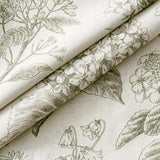 Set of 2 Decorative Floral Pillow Covers 16x16 Inch Light Green