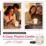 Funny Candle Gifts for Women, Men- Birthday Gift for Best Friends, Her, Him, Girlfriend, Sister, Plant Lover- Unique Christmas & Valentines Day Present - Lavender Candles (But Sex)