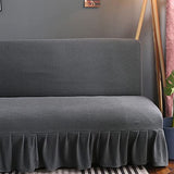 Printed Armless Futon Slipcover Stretch Futon Sofa Bed Cover Non-Slip Without Armrests Protector Machine Washable Futon Couch Slipcover -A-Small (120-140cm)