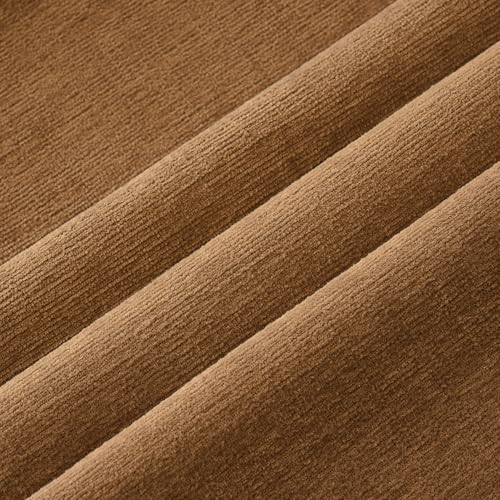 MIULEE Bronze Couch Pillow Covers 18x18 Inch, Set of 2 Soft Fall Decorative Square Throw Pillow Covers Farmhouse for Sofa Living Room Bed