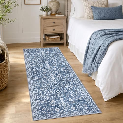 Washable Vintage 3x7 Runner Rug Non Slip Runners for Hallway