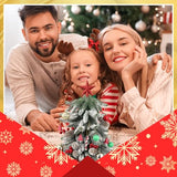 Hanaive 3 Pcs Mini Christmas Tree Topper Small Star Christmas Treetop Ornaments for Mini Tree Holiday Decorative Star for Xmas Home Decor(2.36 Inch,Glitter Red)