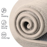 Sour Lemon 2x6 Soft Runner Rugs for Hallways Bedroom, Bedside Taupe Rug