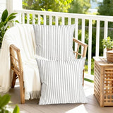 Decorative Throw Pillow Covers Set of 2 Light Gray pillow covers 18x18