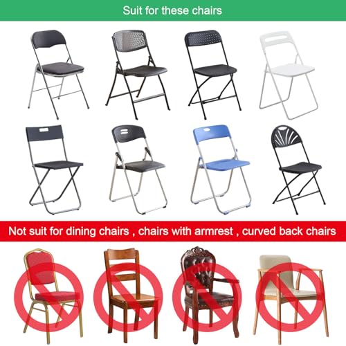Stretch Spandex Chair Covers - White 50 PCS, Folding Kitchen Chairs Cover, Universal Washable Slipcovers Protector, Removable Chair Seat Covers, for Wedding Party Dining Room Banquet Event