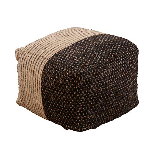 SARO LIFESTYLE Two-Tone Floor Pouf